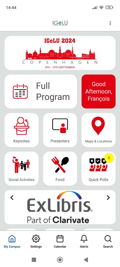 IGeLU 2024 Conference app